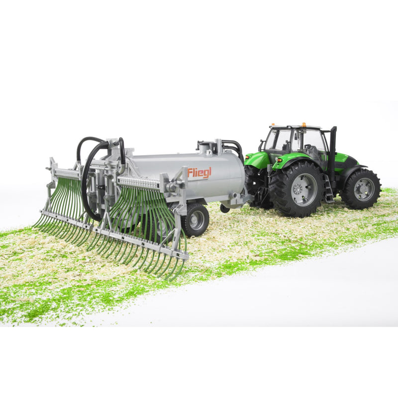 Bruder Fliegl Barrel Trailer With Spread Tubes
