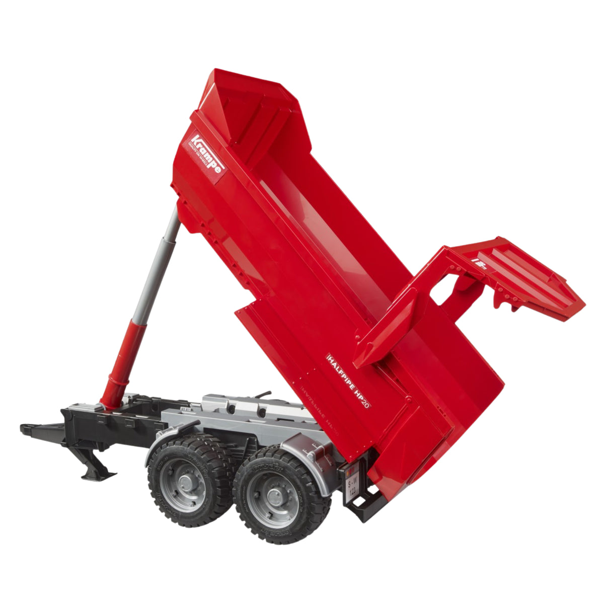 Bruder Krampe Tandem Halfpipe Tipping Trailer