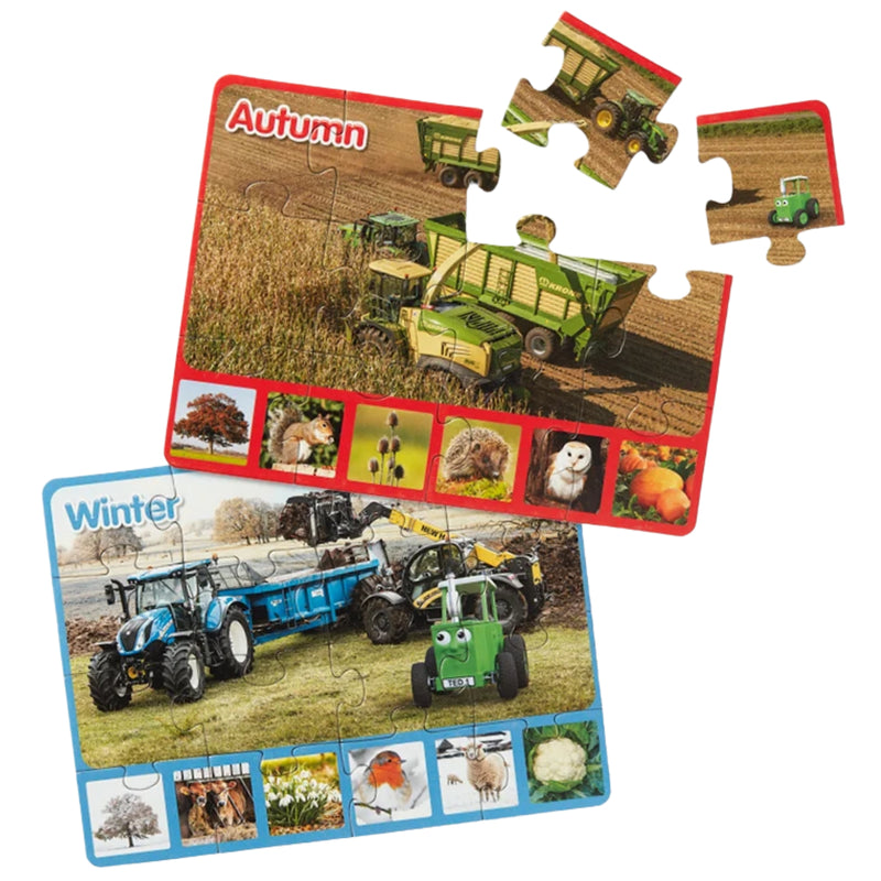 Tractor Ted 4 Puzzles in a Box