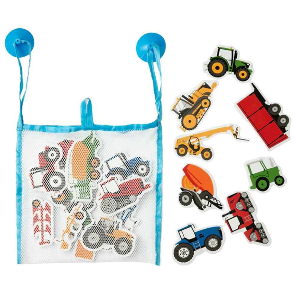 Tractor Ted Farm Machine Bath Stickers