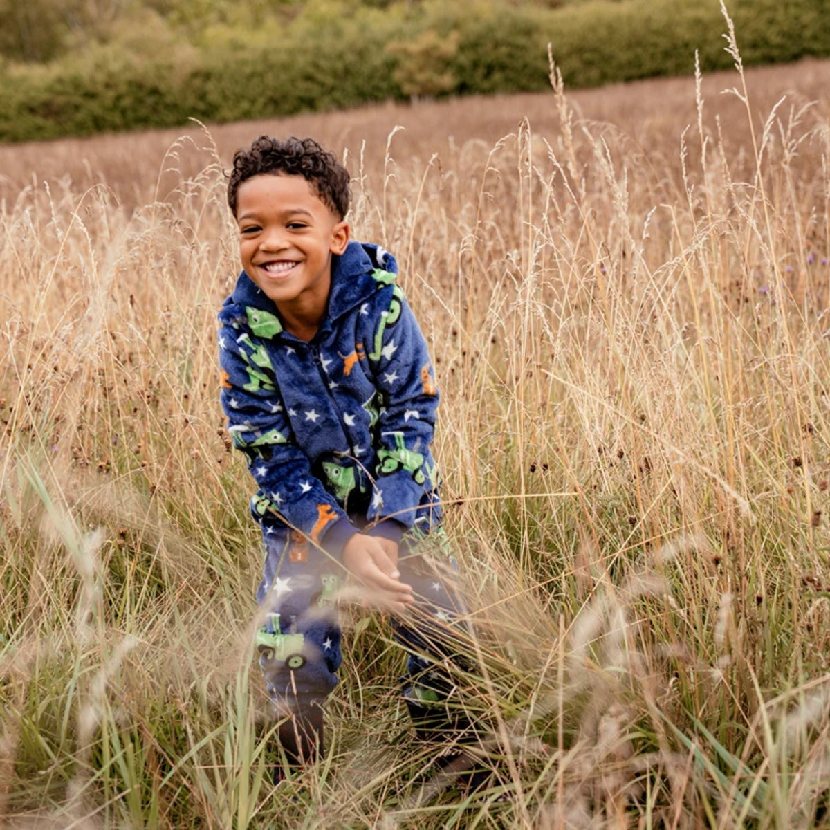 Tractor Ted Blue Nighttime Onesie, 4-5yrs