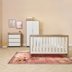 Tutti Bambini Modena 3pc Room Set, White/Oak