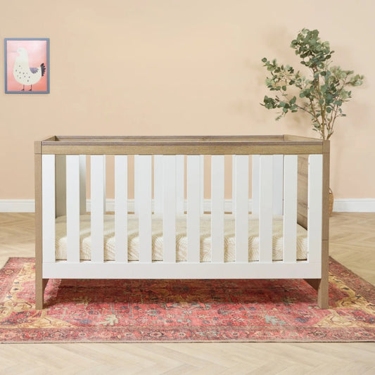 Tutti Bambini Modena 3pc Room Set, White/Oak