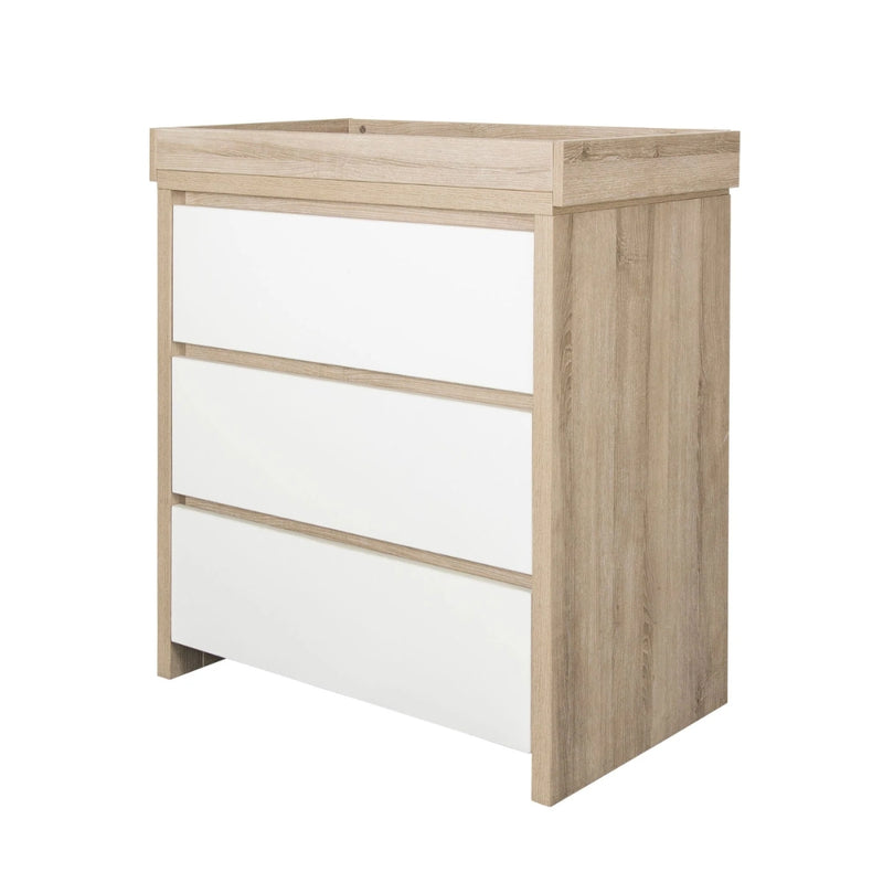 Tutti Bambini Modena 3pc Room Set, White/Oak
