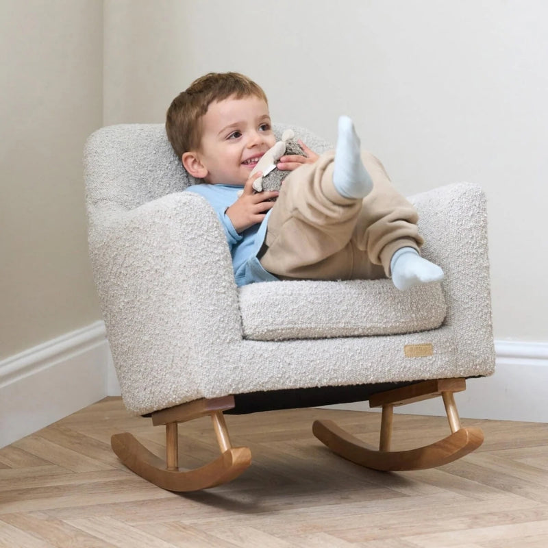 Tutti Bambini Jonah Children's Rocking Chair, Boucle Mushroom