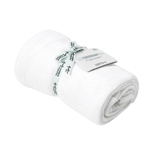 Tutti Bambini Essentials Cellular Blanket 75x100cm, White