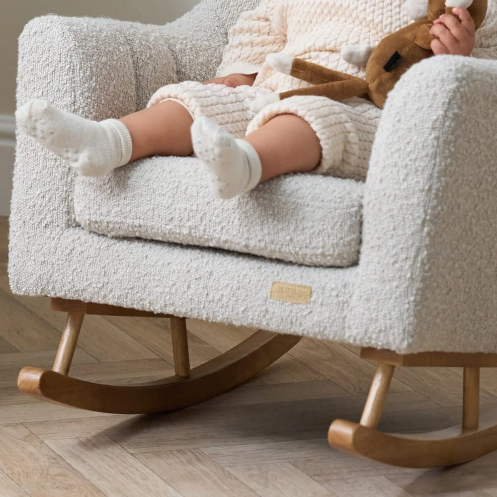 Tutti Bambini Jonah Children's Rocking Chair, Boucle Mushroom