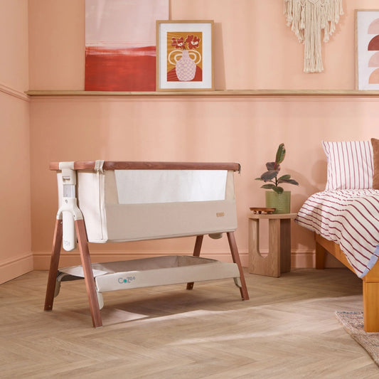 Tutti Bambini CoZee Crib, Scandinavian Walnut & Ecru