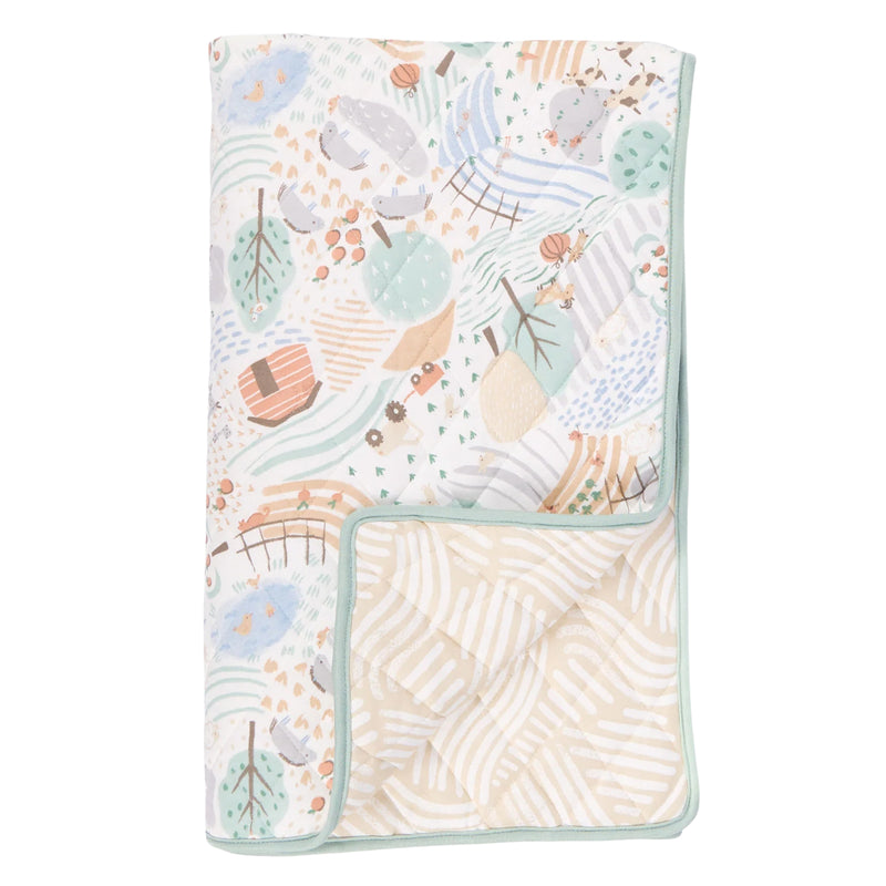 Tutti Bambini Cot/Cot Bed Coverlet, Good Life