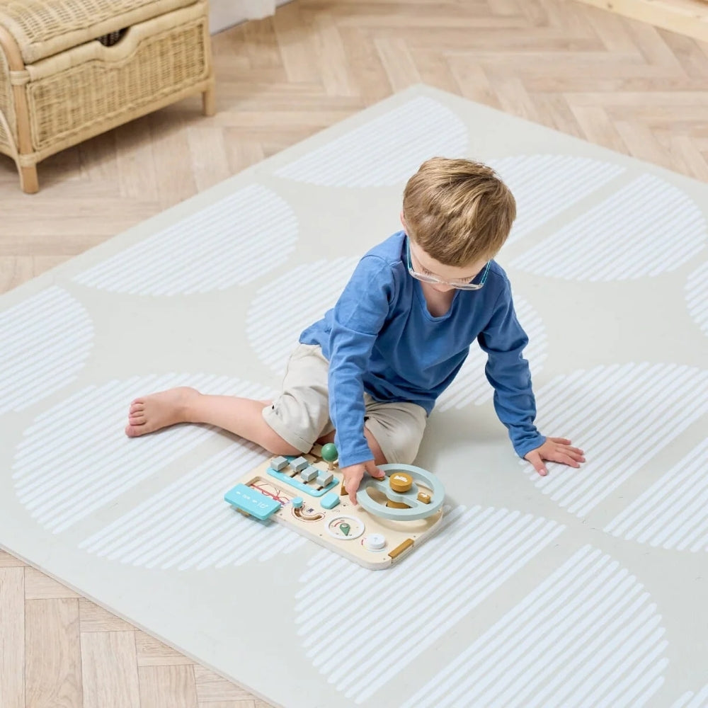Tutti Bambini Infinity Baby Playmat, Orbital Oatmeal