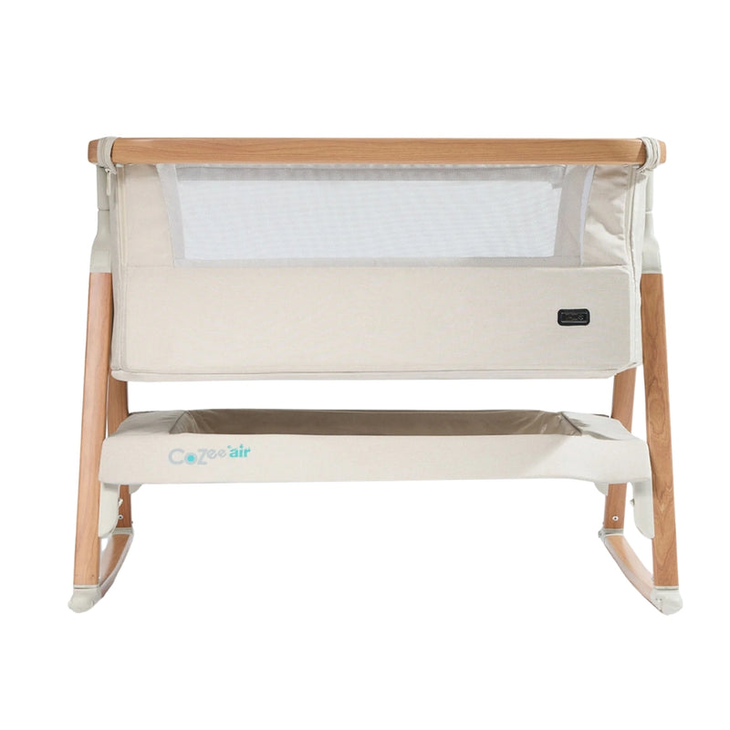 Tutti Bambini CoZee Air Crib, Scandinavian Walnut & Ecru
