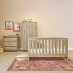 Tutti Modena 3pc Nursery Room Set & Mattress, Oak