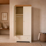 Tutti Bambini Rio Wardrobe, Cashmere/Honey Oak