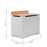 Tutti Bambini Rio Toy Box, Dove Grey/Oak