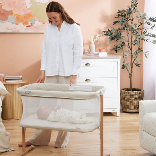 Ex Display Tutti Bambini ZiZee Essential Crib, Ecru