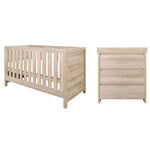 Tutti Bambini Modena 2 Piece Room Set & Mattress, Oak