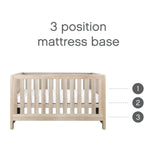 Tutti Bambini Modena 2 Piece Room Set & Mattress, Oak