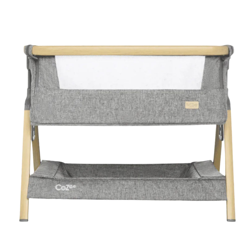 Tutti Bambini CoZee Mini Me Play Crib, Oak/Charcoal