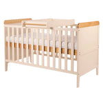 Tutti Bambini Rio Cot Bed, Cot Top Changer & Mattress - Cashmere/Honey Oak