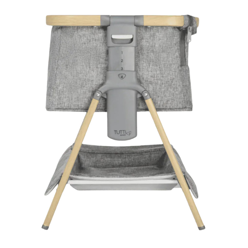 Tutti Bambini CoZee Mini Me Play Crib, Oak/Charcoal