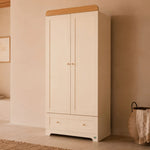 Tutti Bambini Rio 3pc Room Set & Mattress, Cashmere/Honey Oak