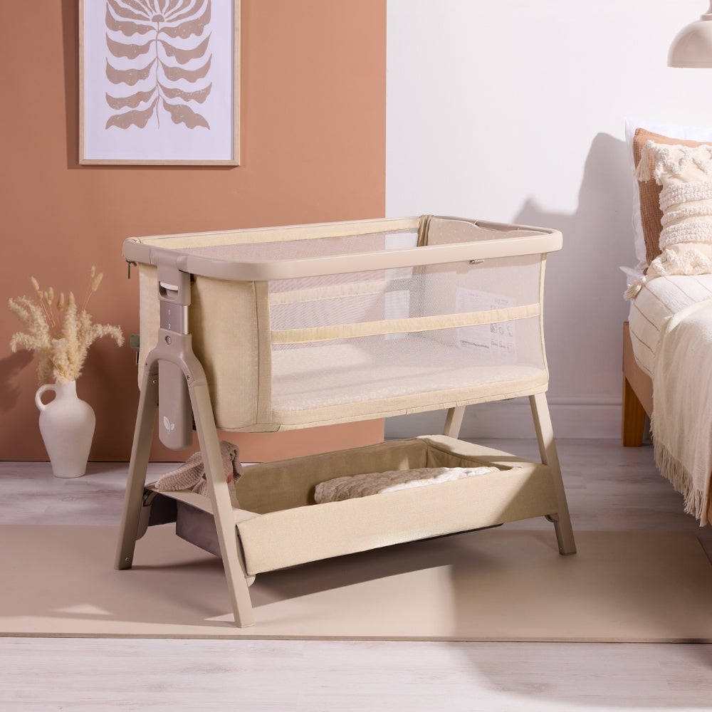 Tutti Bambini Cozee Zen Bedside Crib, Sand