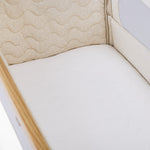 Tutti Bambini CoZee Air 2 Bedside Crib, Toasted Oak/Sand