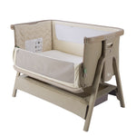 Tutti Bambini CoZee Air 2 Bedside Crib, Soft Walnut/Cocoa