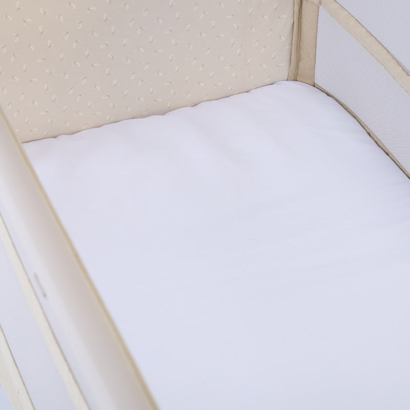 Tutti Bambini Cozee Zen Bedside Crib, Sand