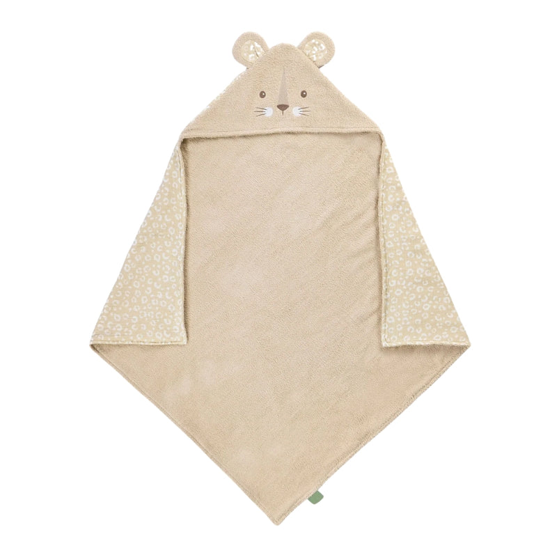 Tutti Bambini Hooded Towel, Larry Leopard