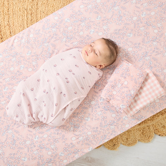 Tutti Bambini Muslin Squares 3pk, Tiny Tails