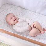 Tutti Bambini 2pc Bedside Crib Fitted Sheets, Good Life