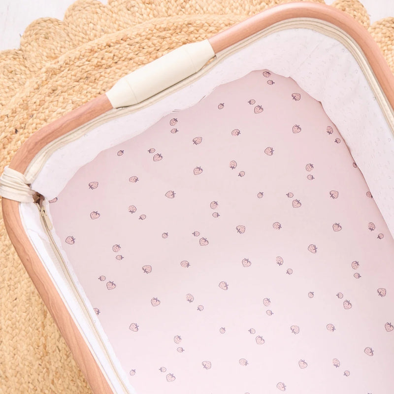 Tutti Bambini 2pc Bedside Crib Fitted Sheets, Tiny Tails