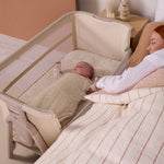 Tutti Bambini Cozee Zen Bedside Crib, Sand