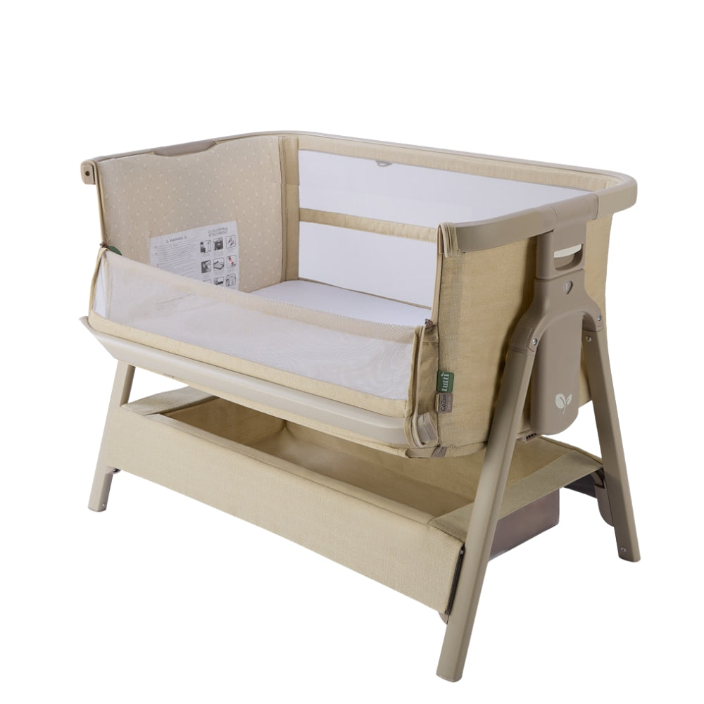 Tutti Bambini Cozee Zen Bedside Crib, Sand