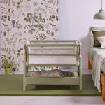 Tutti Bambini Cozee Zen Bedside Crib, Eucalyptus