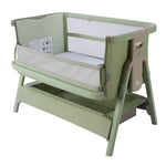 Tutti Bambini Cozee Zen Bedside Crib, Eucalyptus