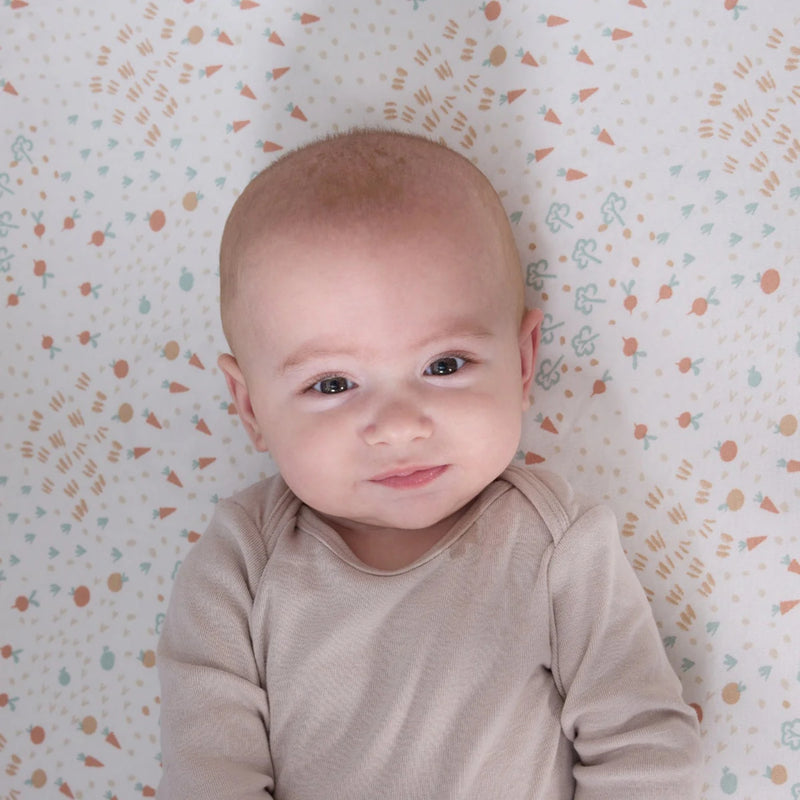 Tutti Bambini 2pc Bedside Crib Fitted Sheets, Good Life