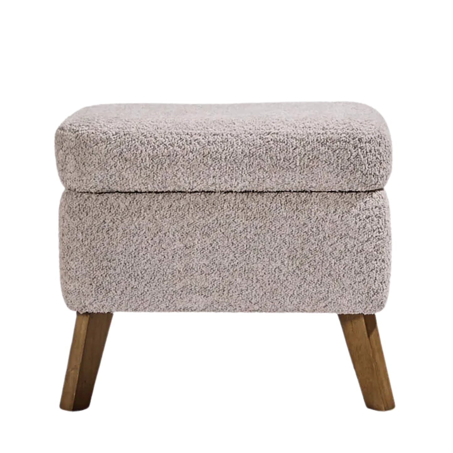 Tutti Bambini Harper Wingback Rocking Chair & Foot Stool, Teddy Grey