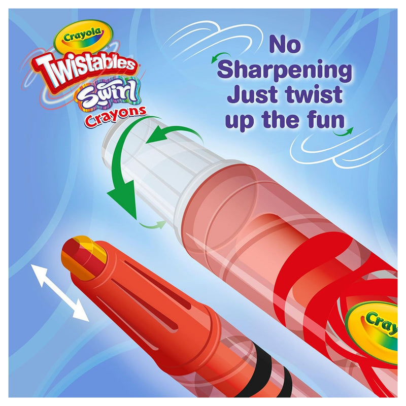 Crayola Twistable Swirl Crayons - 10 Pack