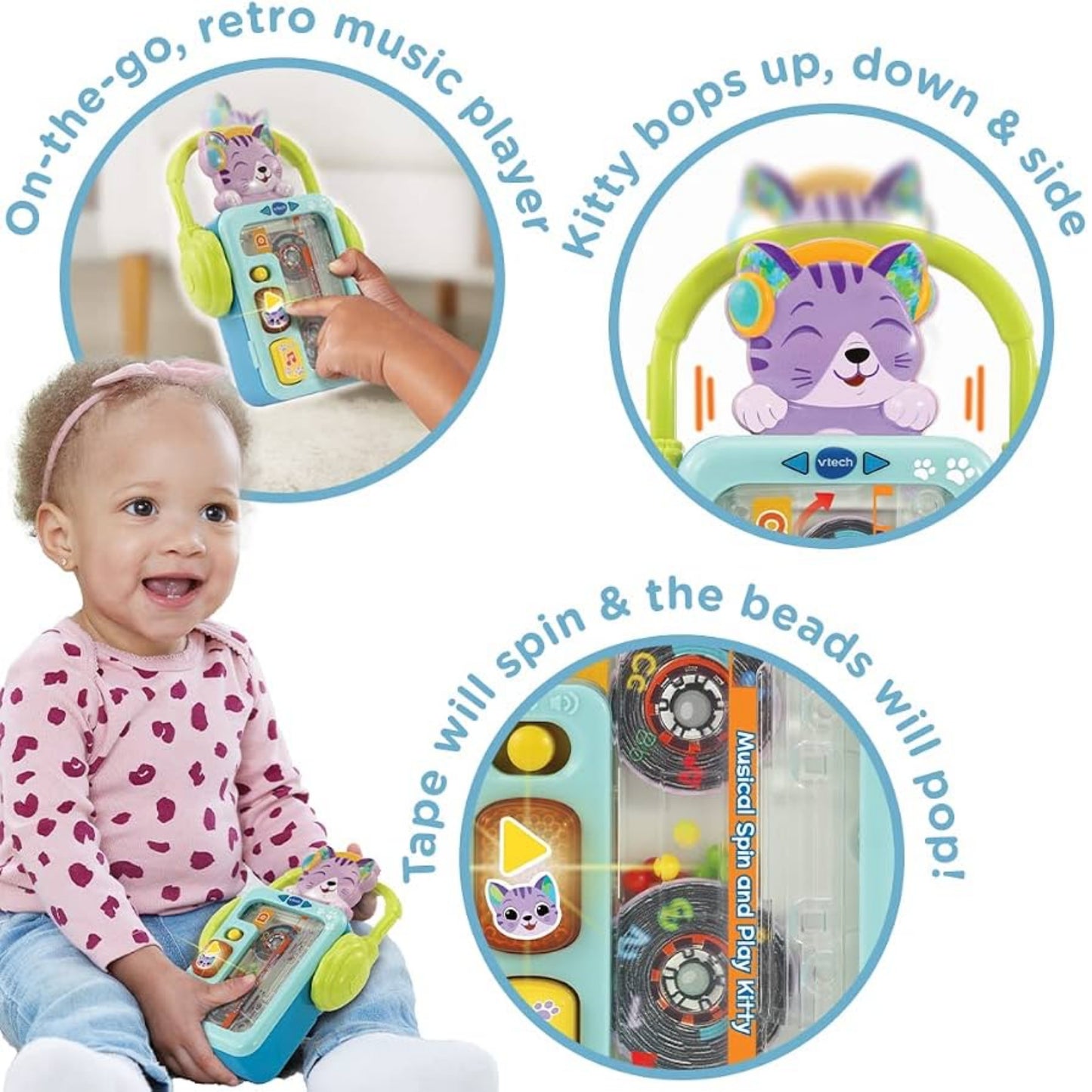 VTech Musical Spin and Play Kitty