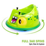 Xootz Electric Bumper Car, Dinosaur