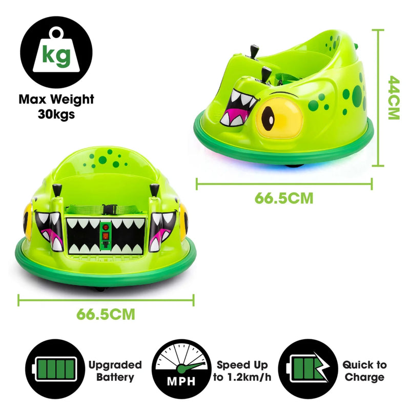 Xootz Electric Bumper Car, Dinosaur