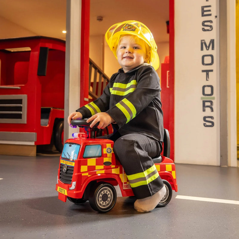 Xootz Mercedes Foot to Floor Ride On - Fire Engine