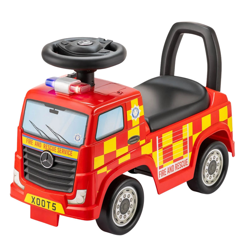 Xootz Mercedes Foot to Floor Ride On - Fire Engine