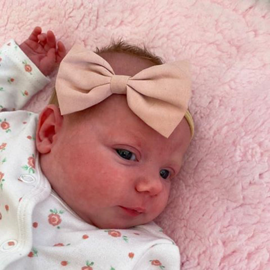 Ziggle Pink Roses Hairbow Set
