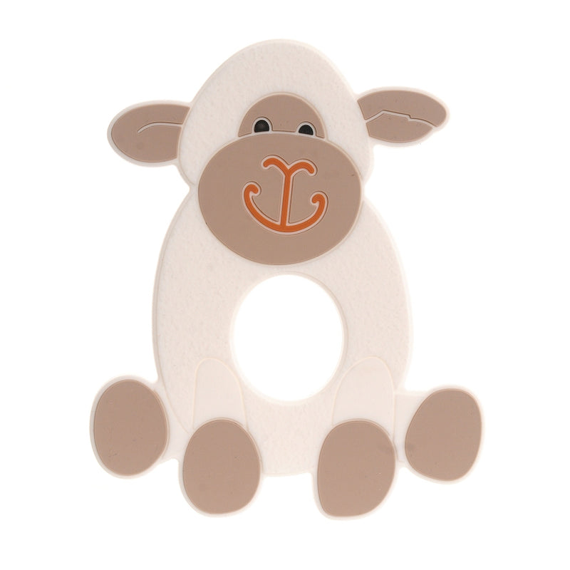 Ziggle Silicone Teether, Sheep
