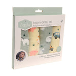 Ziggle 4pc Bandana Dribble Bibs, Country Life