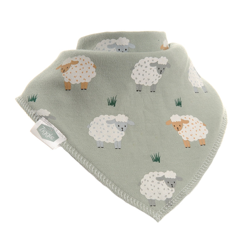 Ziggle 4pc Bandana Dribble Bibs, Country Life