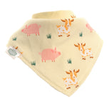 Ziggle 4pc Bandana Dribble Bibs, Country Life